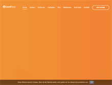 Tablet Screenshot of leadapp.de